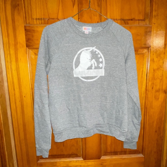 LuLaRoe sweatshirt with a unicorn on it size small - Picture 3 of 5